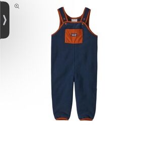 Patagonia baby synchilla fleece overalls